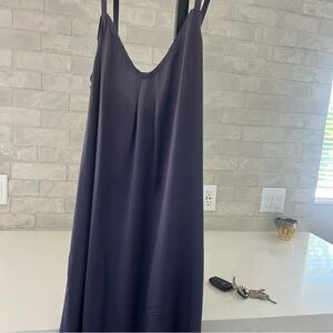 Vince Silk Purple Midi Dress XS